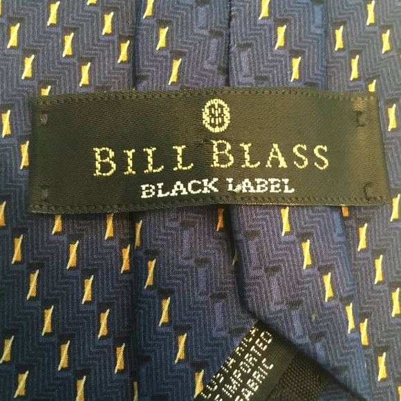 BILL BLASS SILK TIE (BLACK LABEL) - Picture 4 of 8
